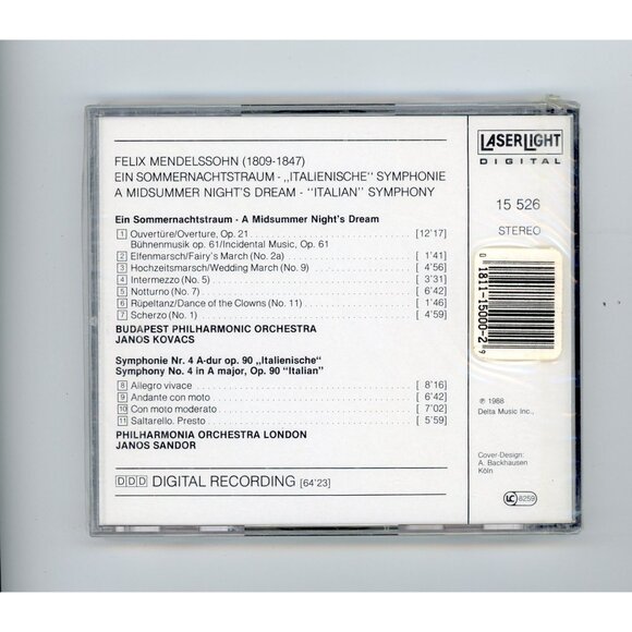 Mahler Symphony No.1 Mendelssohn No.4 & Rimsky-Korsakov Scheherazade 3CDs SEALED - Picture 4 of 6